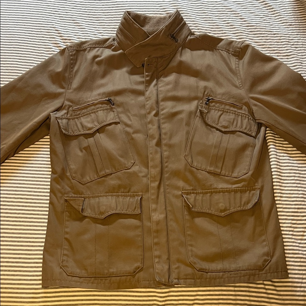 H&M Tan Military Field Jacket